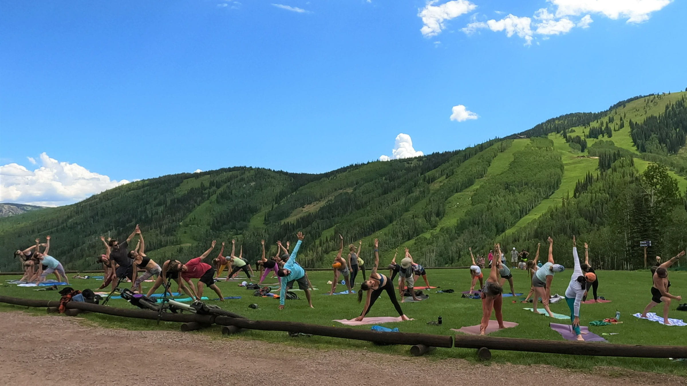 Yoga on the Mountain with Out Here Yoga\